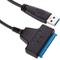 Adapter cable SATA 7+15 pin to USB 3.0 type A male