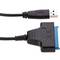 Adapter cable SATA 7+15 pin to USB 3.0 type A male