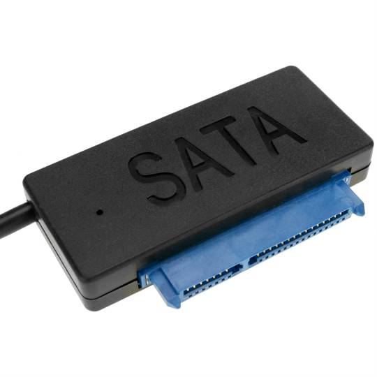 Adapter cable SATA 7+15 pin to USB 3.0 type A male
