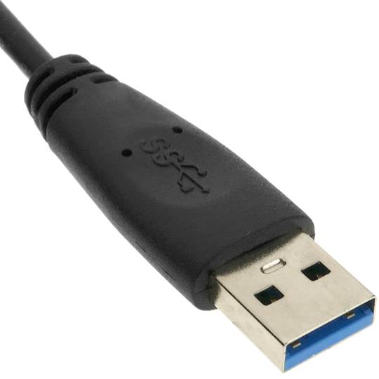 Adapter cable SATA 7+15 pin to USB 3.0 type A male