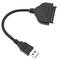 Adapter cable SATA 7+15 pin to USB 3.0 type A male
