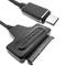 Adaptador USB-C 3.1 macho a SATA 15+7 pin para disco duro HDD y SSD