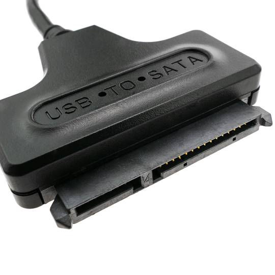 Adaptador USB-C 3.1 macho a SATA 15+7 pin para disco duro HDD y SSD