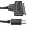 Adaptador USB-C 3.1 macho a SATA 15+7 pin para disco duro HDD y SSD