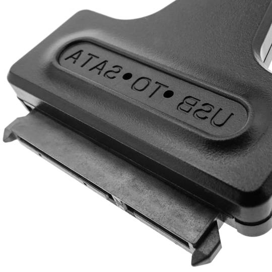 Adaptador USB-C 3.1 macho a SATA 15+7 pin para disco duro HDD y SSD