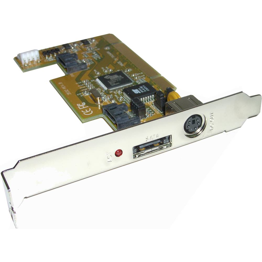 UPCI-32bit adaptateur SATA RAID (2 + INT + 1 EXT POWER)