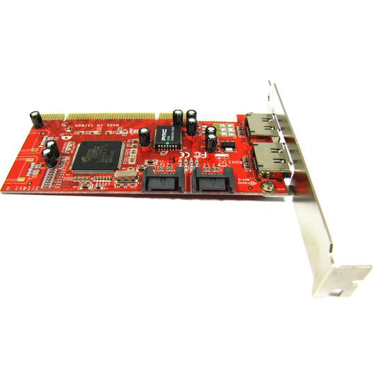 Adapter PCI-32bit na SATA RAID (2 INT + 2 EXT)