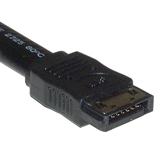 Super-kabel do transmisji danych SATA o kącie prostym 180 cm