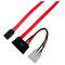 Data + SATA Power Cable (26cm)