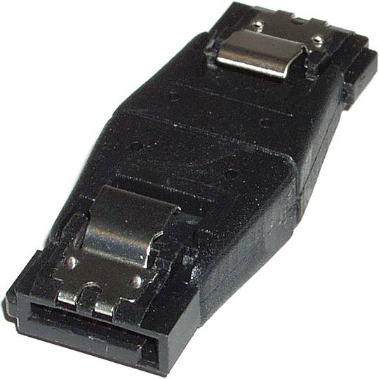 SATA 7P-Female-Latch naar 7P-Female-Latch-adapter