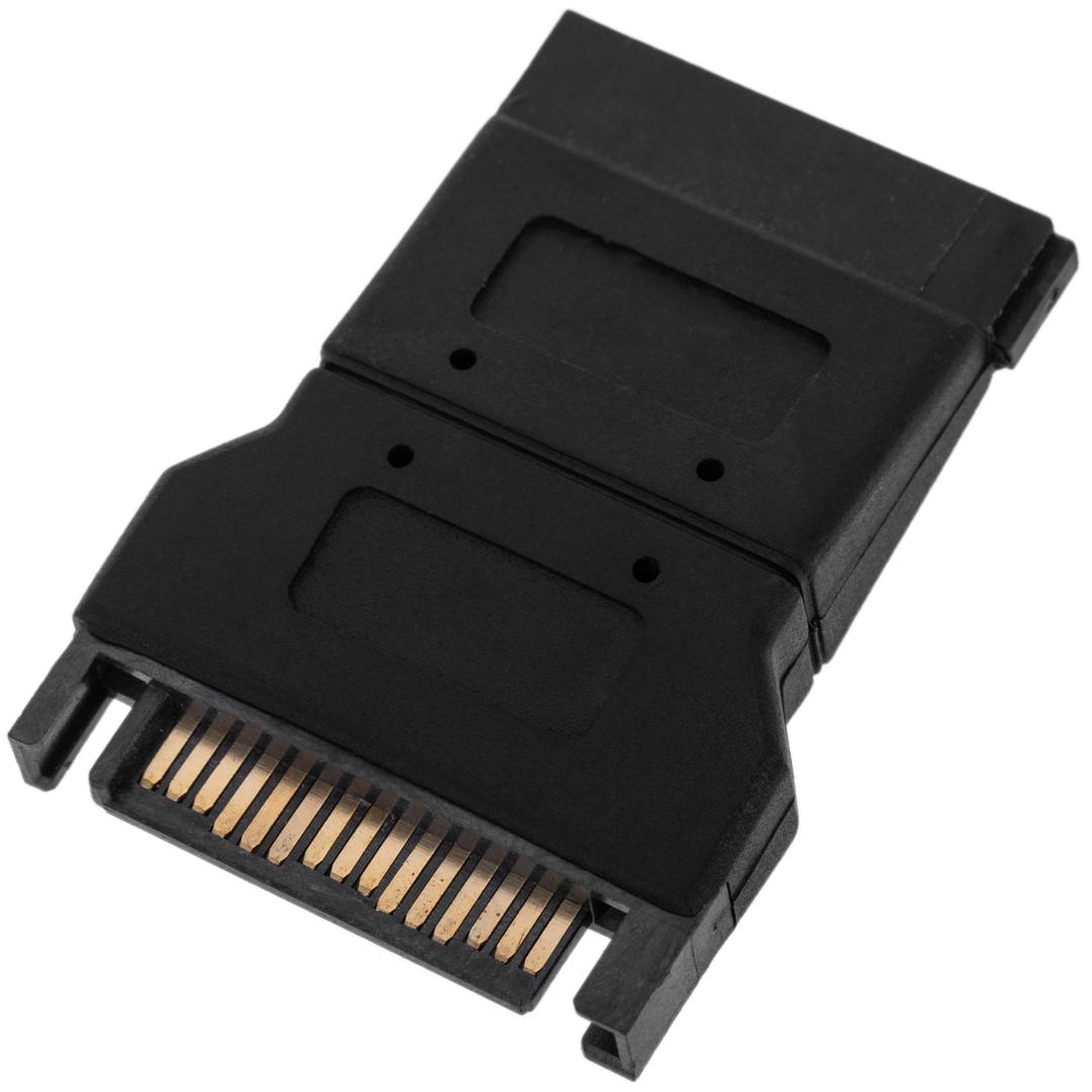 Adapter SATA 15P zu 15P-Stecker-Buchse-Latch