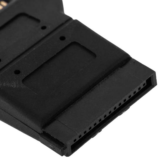 Adapter SATA 15P zu 15P-Stecker-Buchse-Latch