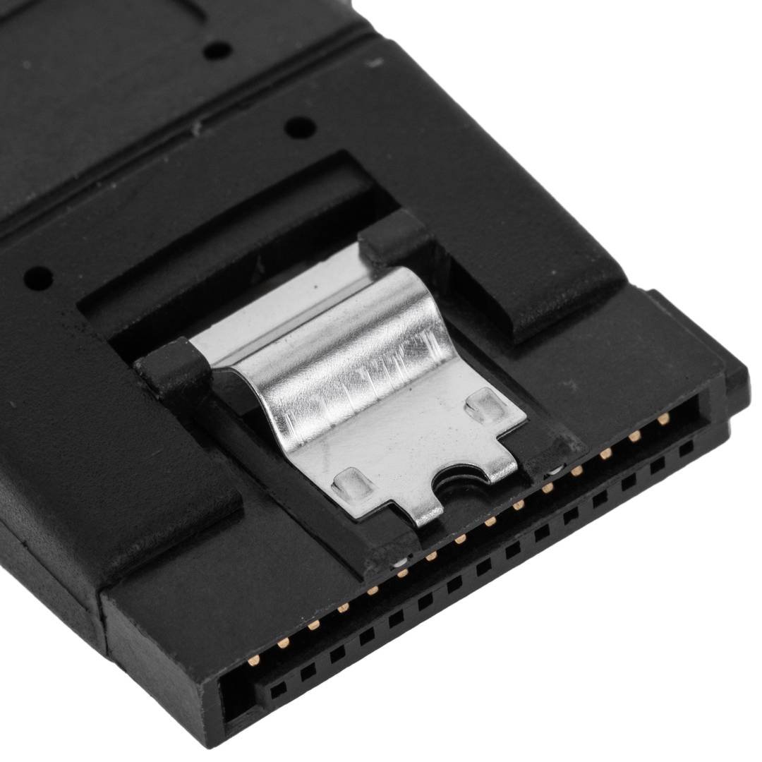Adapter SATA 15P zu 15P-Stecker-Buchse-Latch