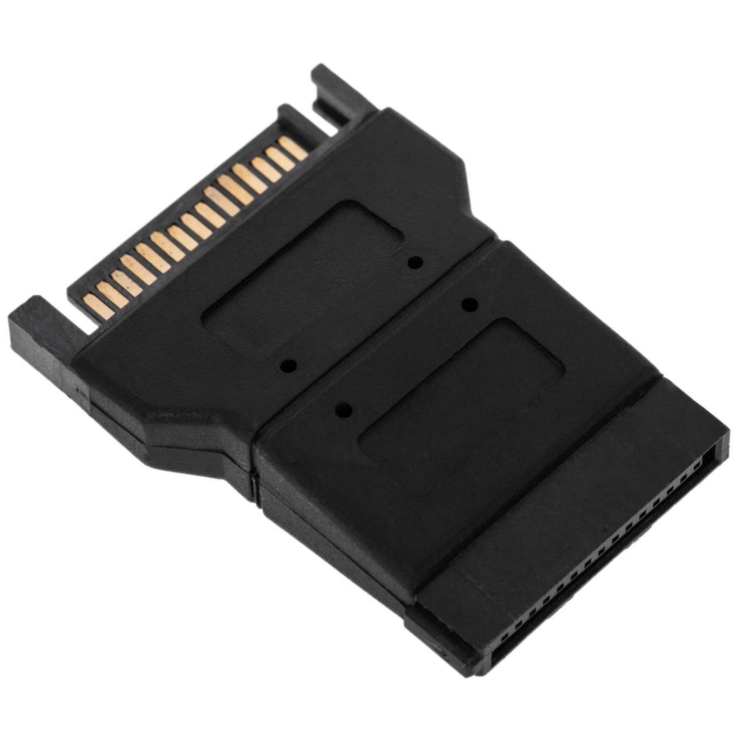 Adapter SATA 15P zu 15P-Stecker-Buchse-Latch