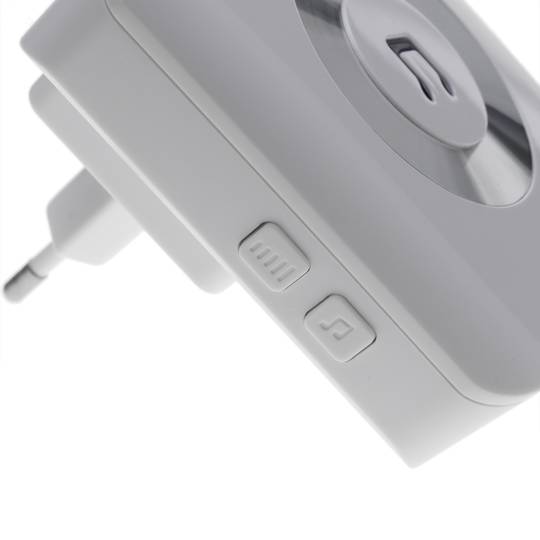 Timbre inalámbrico tipo enchufe 220VAC 300m modelo FXB