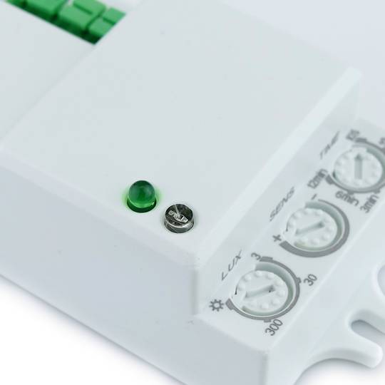 Mini rilevatore di movimento compatta con controllo del tempo luce e la distanza