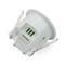 Movement detector embeded ceiling with control of light time and distance
