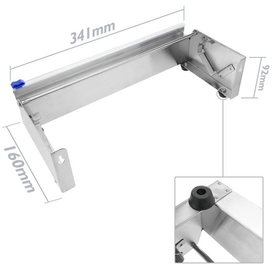 Distributeur de bobine de film plastique 300 mm pour emballage