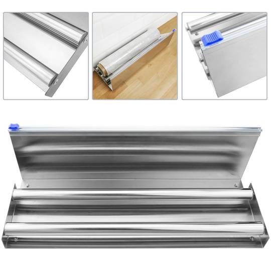 Distributeur de bobine de film plastique ou papier 450 mm pour emballage
