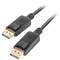 Lanberg Câble DisplayPort 1.2 mâle vers DisplayPort 1.2 mâle 1.8m 4k noir CA-DPDP-10CC-0018-BK