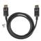 Lanberg Câble DisplayPort 1.2 mâle vers DisplayPort 1.2 mâle 1.8m 4k noir CA-DPDP-10CC-0018-BK