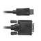Lanberg Cable DisplayPort 1.2 male vers DVI-D 24+1 pin male 1.8m noir CA-DPDV-10CU-0018-BK