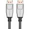 Lanberg Câble DisplayPort 1.4 mâle vers DisplayPort 1.4 mâle 20 broches 1m 8k noir CA-DPDP-20CU-0010-BK