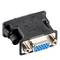 Adaptateur Lanberg DVI-I 24+5 broches double liaison mâle vers VGA femelle noir