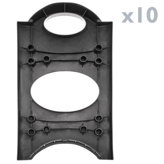 Étagères pour 30 paires de chaussures Armoire avec 10 niveaux