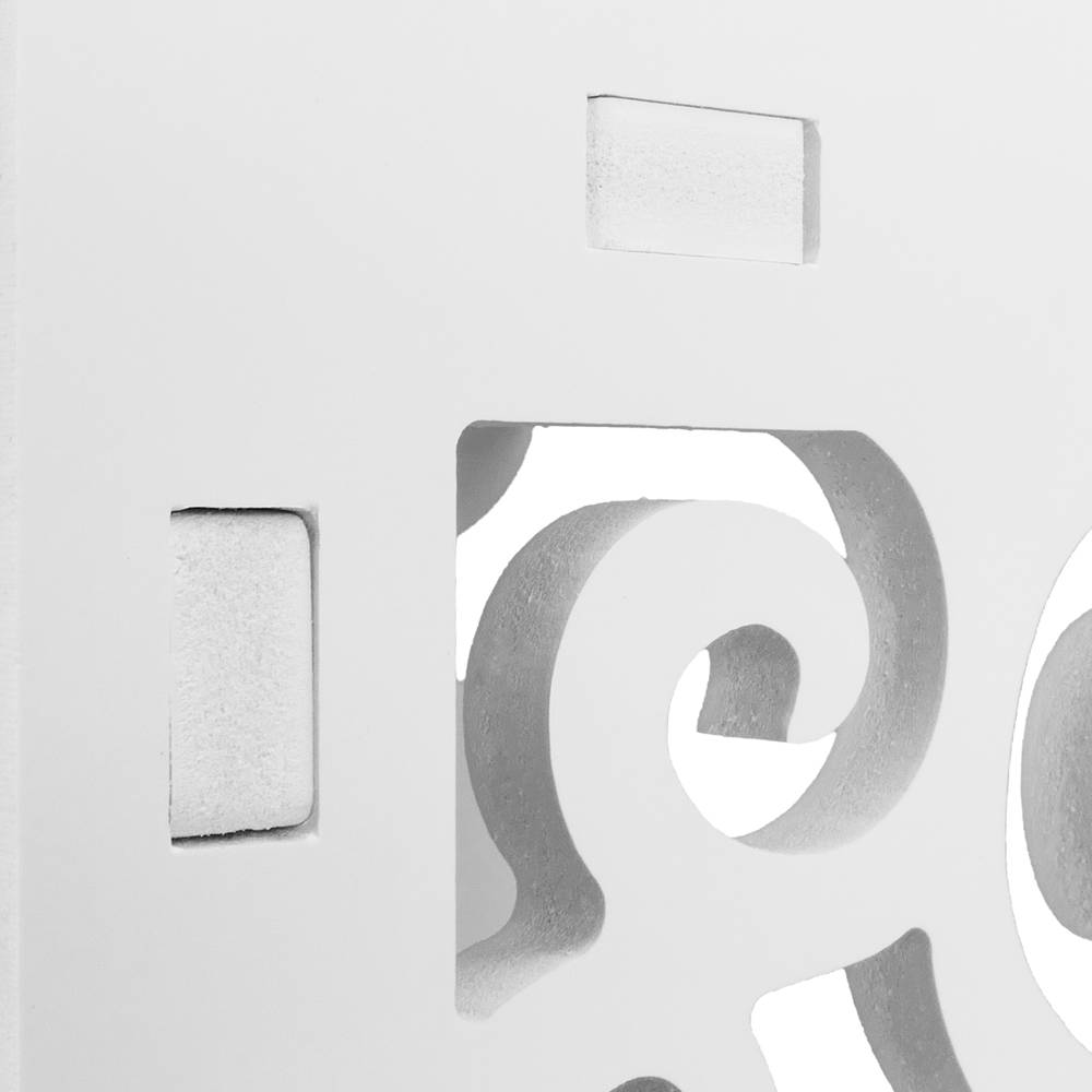 Bookshelf Storage Display Stand 4-tier Wood-plastic shelf with 4 shelves white 24x20x85cm