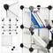 Modular shelving closet storage organizing 4 plastic cube 17x17cm white