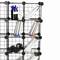 Modular shelving closet storage organizing 9 metal cube 17x17cm black