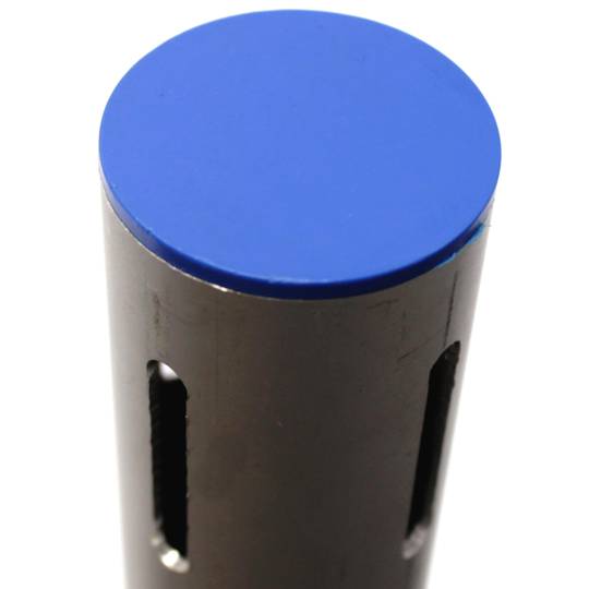Pipe-and-drape vertical tube cap