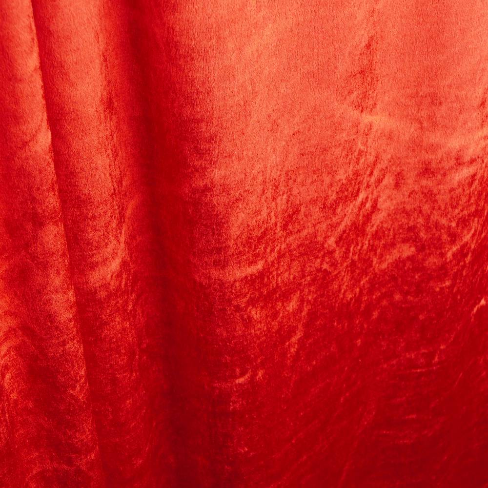 Pipe-and-drape red velvet fabric H: 4m x W: 2m