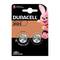 Pack of 2 units of Duracell 3V 20xx2.5mm CR2025 lithium button cell