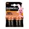 Confezione da 4 unità Plus Power batteria alcalina AA 1,5 V 14,5x50,5 mm LR06 di Duracell