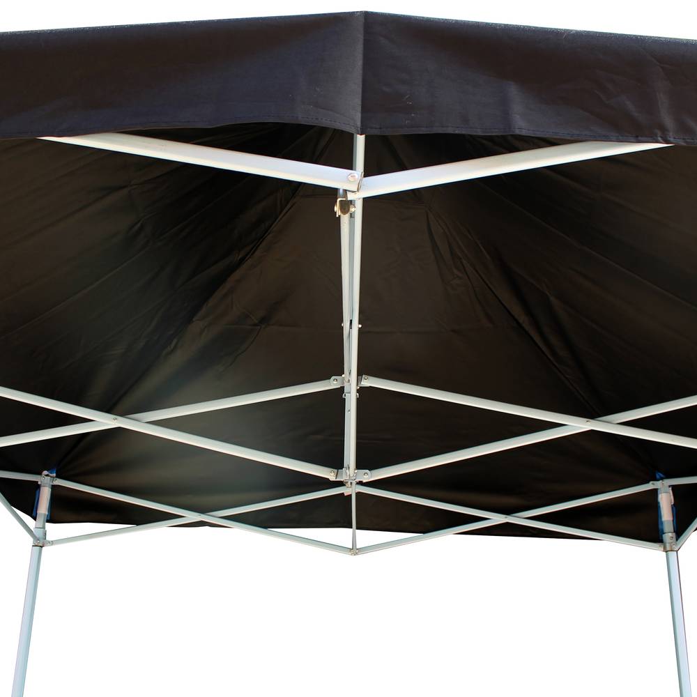 Tonnelle pliante noire tente 250x250cm
