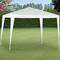 Gazebo pieghevole bianco tenda 300x300cm con tessuti laterali