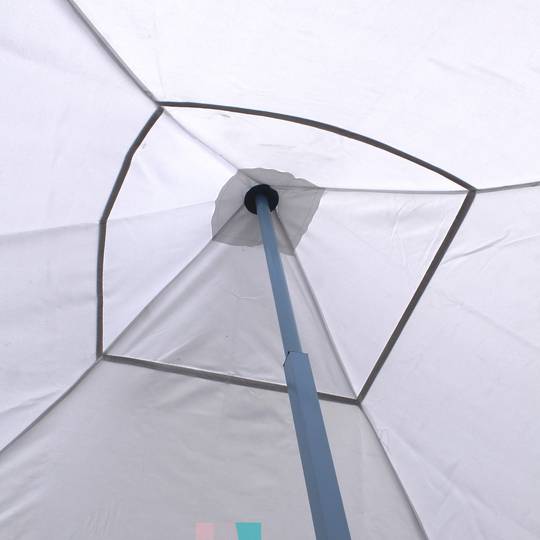 Gazebo pieghevole bianco tenda 300x300cm con tessuti laterali
