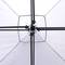 Gazebo pieghevole bianco tenda 300x300cm con tessuti laterali