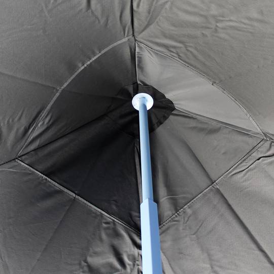 Carpa plegable 300x600cm tienda negra con telas laterales