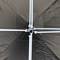 Carpa plegable 300x600cm tienda negra con telas laterales