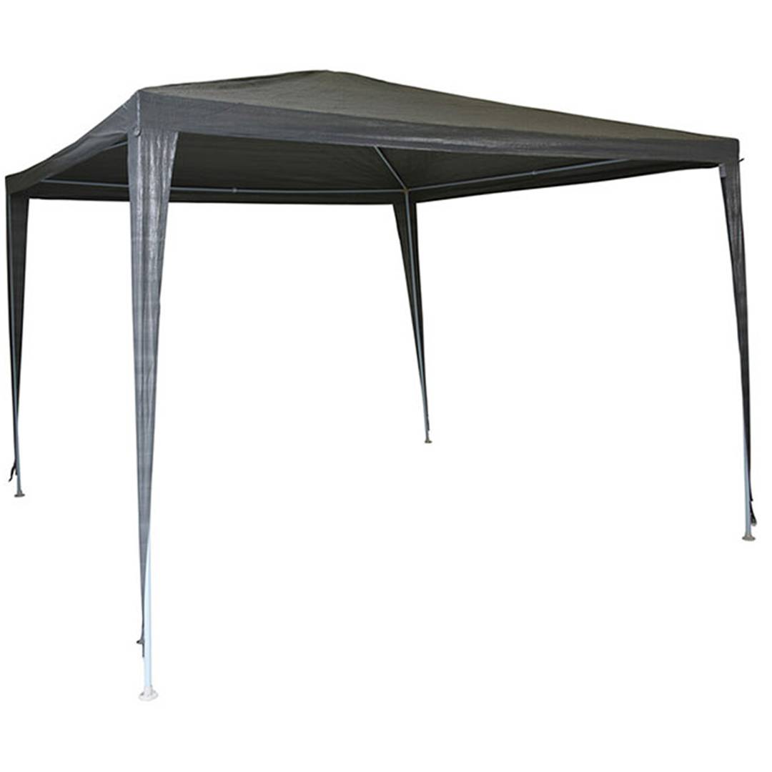 Carpa plegable 300x300x245 cm gris oscuro