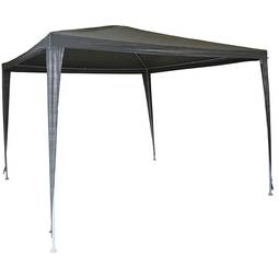 Carpa plegable 300x300x245 cm gris oscuro