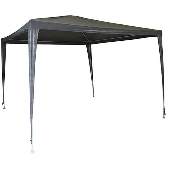 Carpa plegable 300x300x245 cm gris oscuro