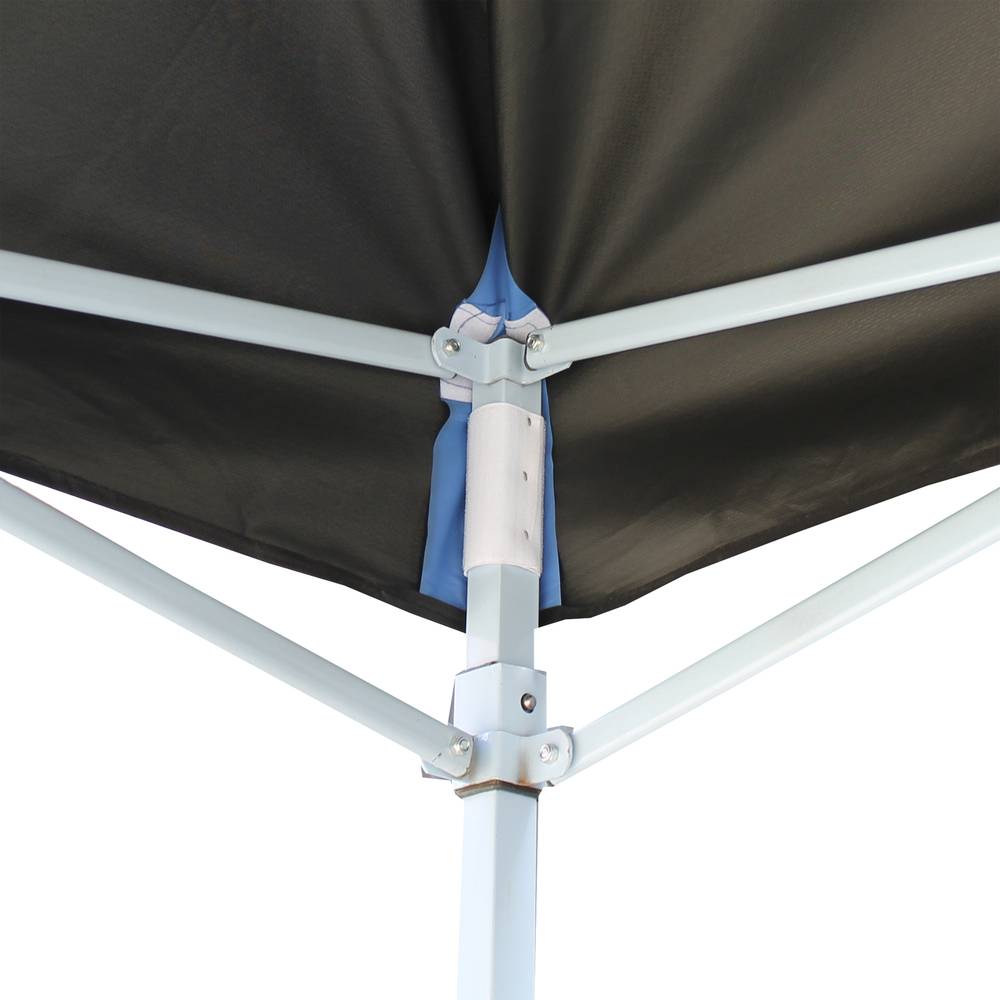 Dekzeil voor vouwtent 250x250cm zwart