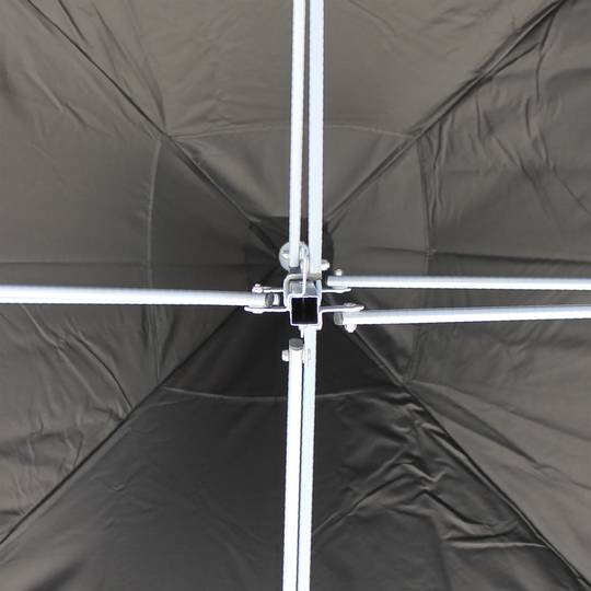 Dekzeil voor vouwtent 250x250cm zwart