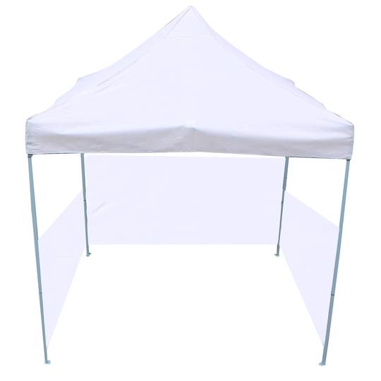 Lona lateral media para carpa plegable de 250cm blanca