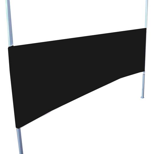 Average lateral folding canvas tent 600cm black