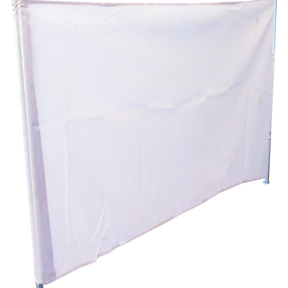 Płótno z boku na składany namiot 600 cm biały